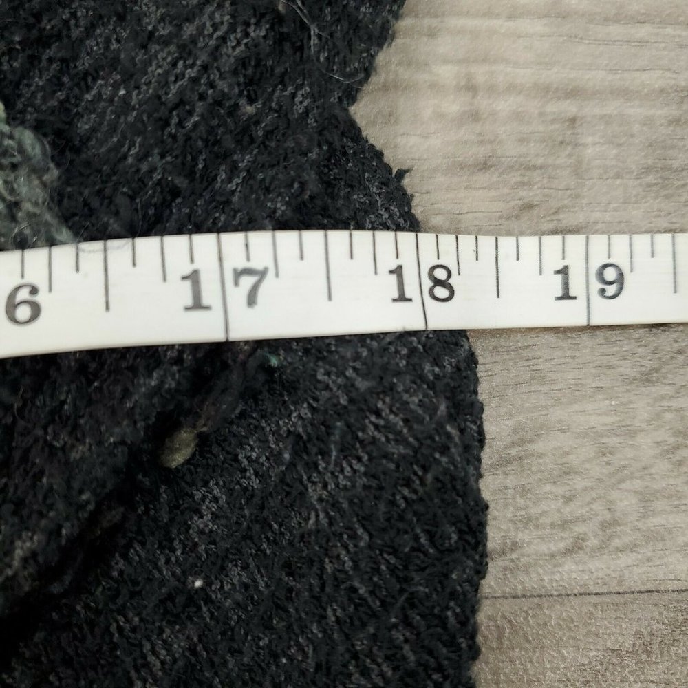 CURIO Small Wool Mohair Angora Sleeveless Knit Draped Women's Cardigan Sweater - Picture 10 of 12
